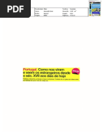 Portugal. Como Nos Viram e Vêem Os Estrangeiros Desde o Séc. XVII Aos Dias de Hoje 23.3.2018