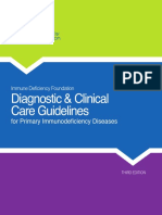 Diagnostic and Clinical Care Guidelines For Primary Immunodeficiency Diseases (2015)