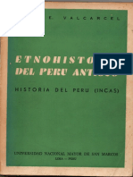 Etnohistoria Del Peru Antiguo