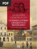 Processos Censórios Conservatorio Dramatico Brasileiro