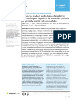 Parametric Study of Waste Chicken Fat Catalytic Chemical Vapour Deposition For Controlled Synthesis of Vertically Aligned Carbon Nanotubes