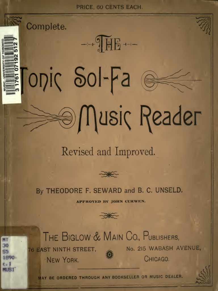 LMA) Tonic SolFa Music Reader Download Free PDF Scale (Music) Musical Compositions