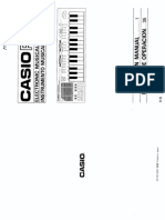 Piano Casio PT 20 Manual