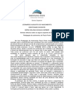 Síntese Reflexiva Sobre o Capítulo 2 Do Livro A Pedagogia Da Autonomia