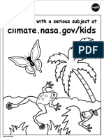 Climate Kids Coloring Flyer