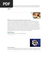 NHS 8 Tips for Healthy Eating | PDF | Healthy Diet | Diet & Nutrition