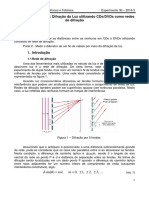 Determinação da distância entre ranhuras de CDs e DVDs