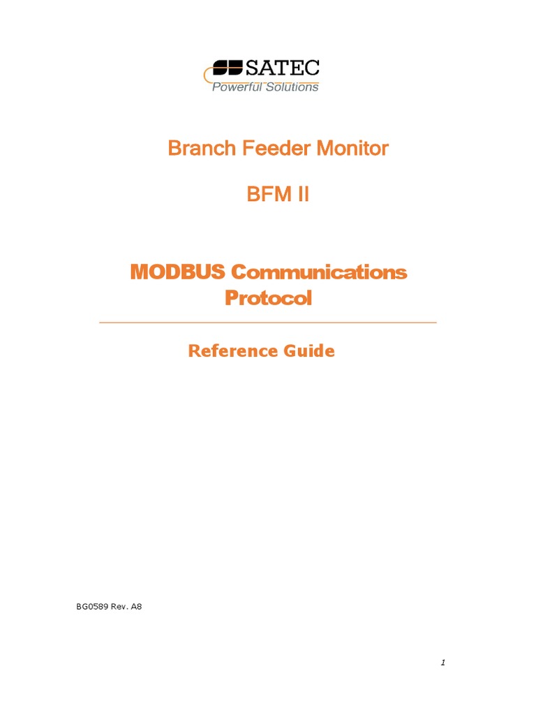 MODBUS Protocol Reference Guide | PDF | Integer (Computer Science ...