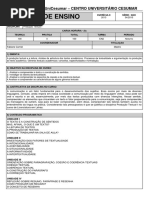 Plano de Ensino - Produção Textual i