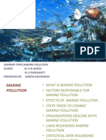 Seminar Topic:Marine Pollution Guides:Dr S.N.Ghosh DR S.P.Mohanty Presented By: Shreya Mukherjee