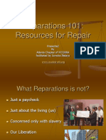 Reparations 101: Resources For Repair: Presented by Atlanta Chapter of N'COBRA Facilitated by Jumoke Ifetayo