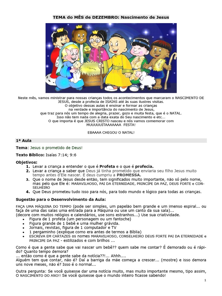 011 Apostila Kids Dezembro | PDF | Maria, mãe de Jesus | São José