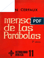 Cerfaux, Lucien - Mensaje de Las Parábolas