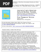 Avelar, Idelver - Five Theses on Torture