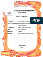 Universidad Alas Peruanas: Año Del Diálogo y La Reconciliación Nacional"