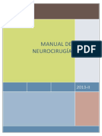 CIRUGÍA NEUROCIRUGÍA MANUAL 2013