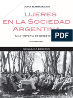 Dora Barrancos - Mujeres en La Sociedad Argentina PDF