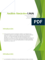 Análisis Sintáctico LR (0) 2018 PDF