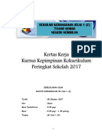 Kertas Kerja Kursus Kepimpinan Koko 2017