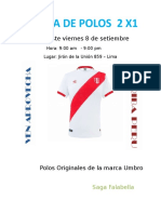 Oferta de Polos 2 x1