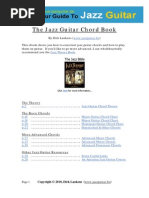 The Jazz Guitar Chords eBook