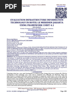 EVALUATION INFRASTRUCTURE INFORMATION TECHNOLOGY IN HOTEL LE MERIDIEN JAKARTA USING FRAMEWORK COBIT 4.1