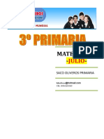 Matemática para 3o primaria