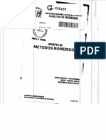 Apuntes de Métodos Numéricos PDF