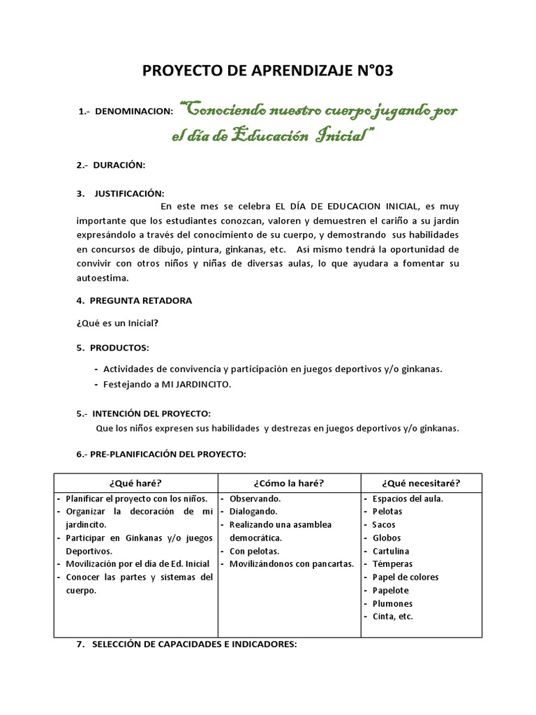 Imprimir Educacion Inicial | PDF | Educación de la primera infancia ...