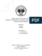 Laporan Praktek Analisis Mutu Pangan Uji