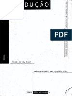 KAHN, Charles H. Sobre o Verbo Grego Ser e o Conceito de Ser PDF