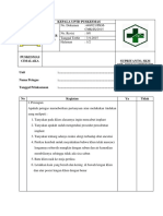 Daftar Tilik Pencabutan Implan