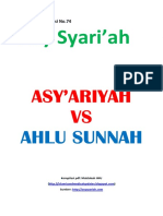 Kajian Utama Edisi 74 Majalah Asy-Syariah_Asy 'Ariyah vs Ahlu Sunnah