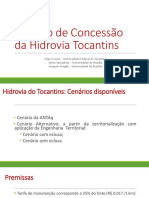 Hidrovia Tocantins Cenários de Investimento FINAL