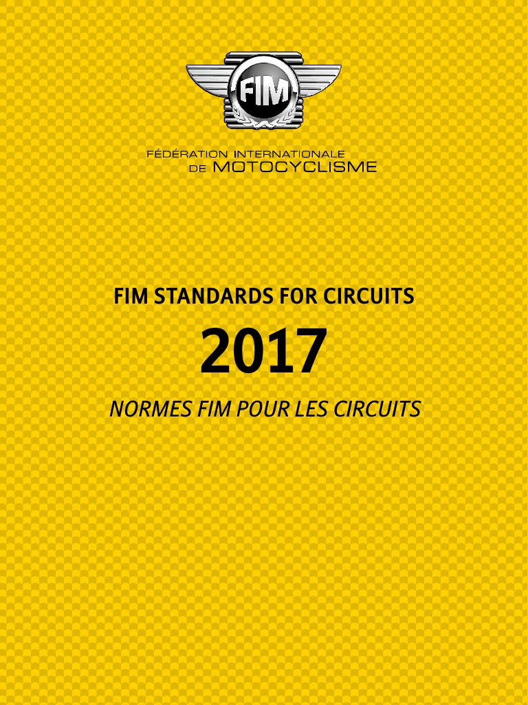 2017 Fim Standards For Circuits | PDF | Sports | Nature
