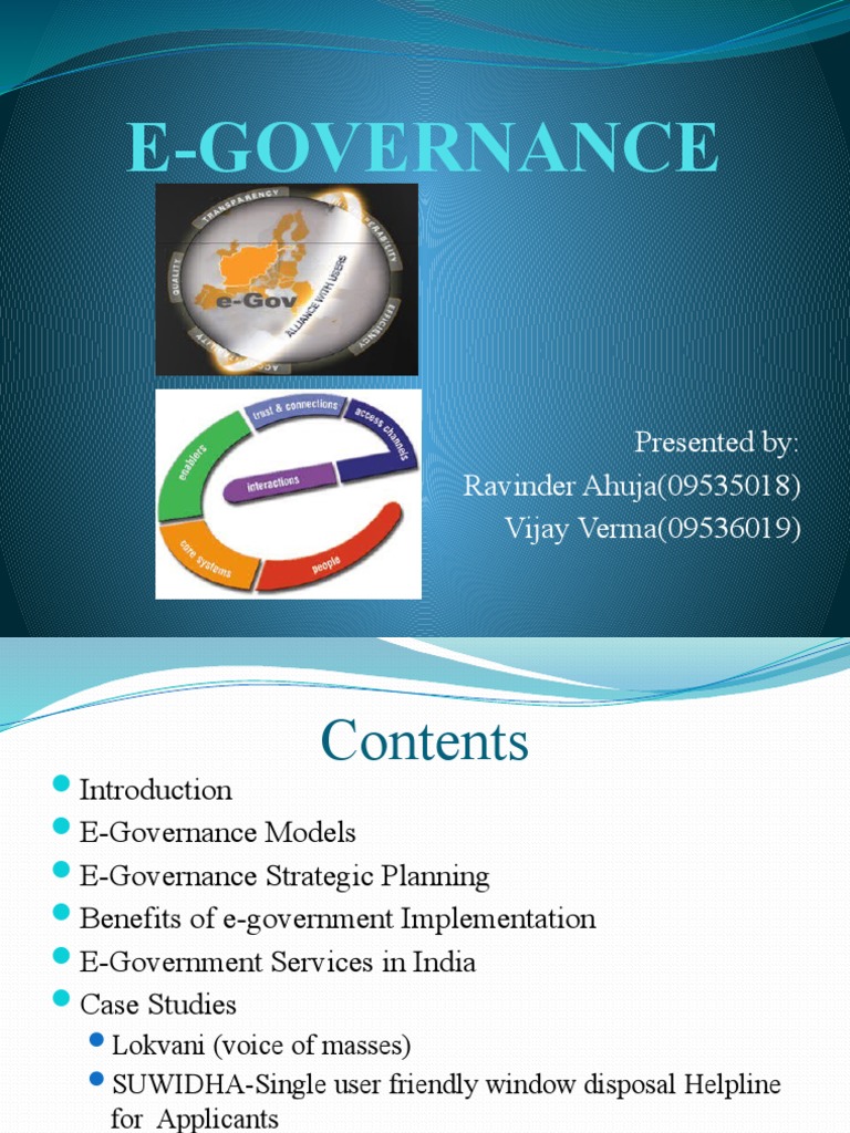E-Governance Strategies in India | PDF | Computing