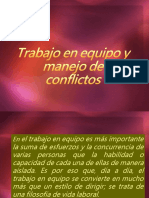 Equipo y Manejo de Conflictos