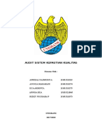 Makalah Audit Sistem Kepastian Kualitas