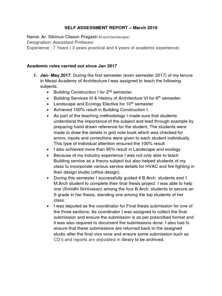 Academic Roles Carried Out Since Jan 2017 | Download Free PDF | Thesis ...