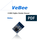 WeeBee Z-0003 ZigBee Module Manual