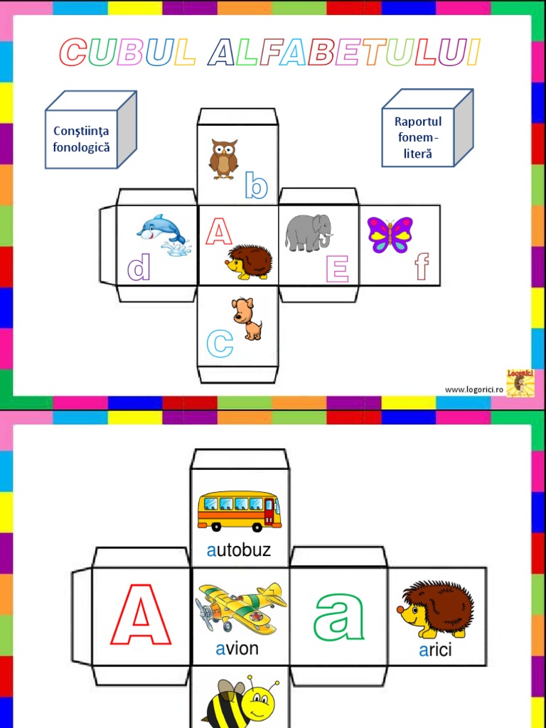 Cubul Alfabetului PDF | PDF
