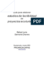 2001-03 Estudios de ad de Proyectos Ecoturisticos-Guatemala
