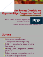 Congestion Pricing Overlaid On Edge-to-Edge Congestion Control