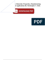 Thermoplastic Materials Properties Manufacturing Methods and Applications by Christopher C. Ibeh