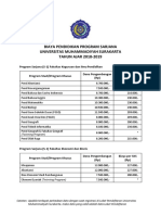 2018-Biaya Pendidikan Program Sarjana