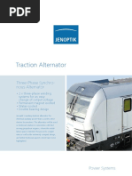 Traction Alternator Three Phase Synchronous 2015