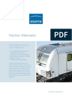 Traction Alternator Three Phase Synchronous 2015