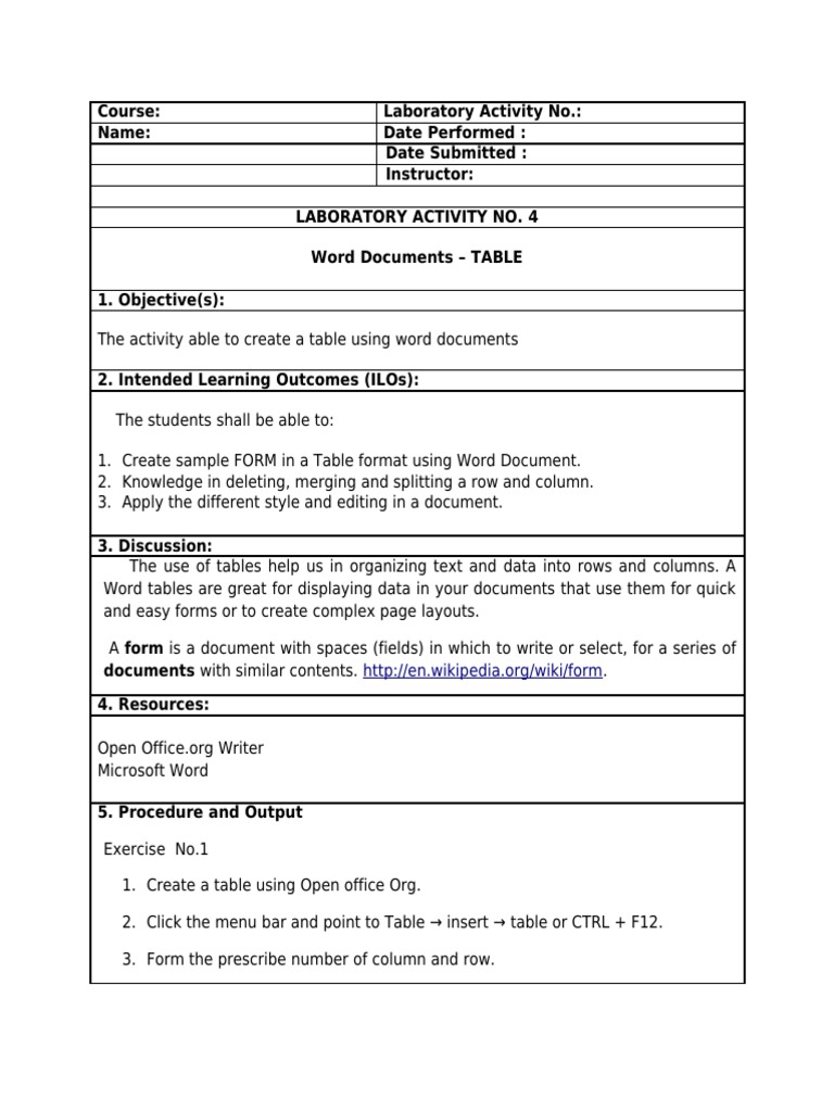 CPE001-Laboratoryno 4 | PDF | Microsoft Word | Communication