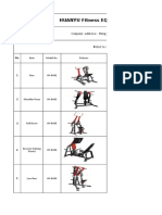 Huanyu Fitness Equipment Price List: Red King Bee Series