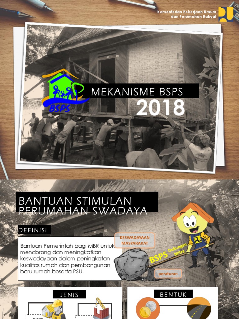 Mekanisme BSPS untuk Perumahan Swadaya | PDF
